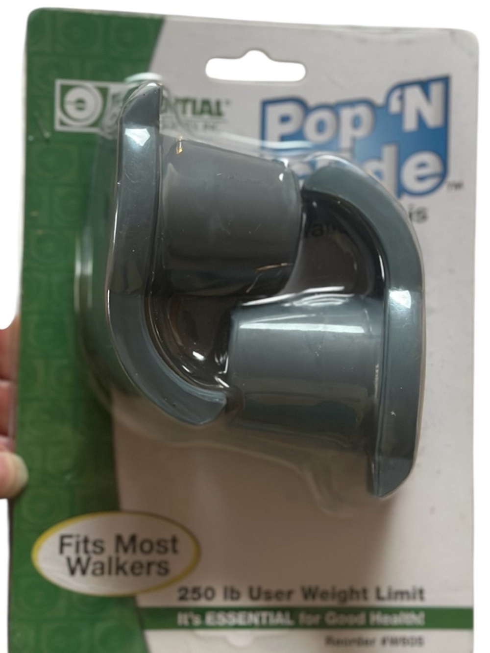 Pop 'N Slide Walker Glides by Essentials - Gray